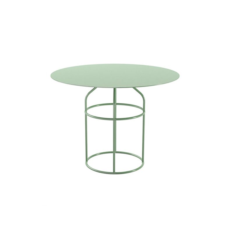 Frame Shaped Base Design Cocktail Table Multi-color Selection of Metal Round Coffee Table Clearhalo 'Coffee & Accent Tables' 'Coffee Tables' 'coffee_tables' 'furn' 'furn_coffee_tables' 'Furniture' 'furniture_coffee_tables' 'Living Room Furniture' 1200x1200_d3b1e635-2b11-4c98-9716-cce35058adf6