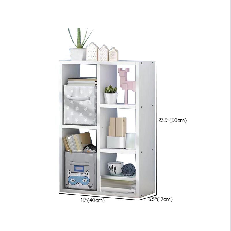 Scandinavian Engineered Wood Bookshelf Standard Open Back Bookcase Clearhalo 'Bookcases' 'furn' 'furn_bookcases' 'Furniture' 'Office Furniture' 1200x1200_d3b2aa6c-8223-4158-85f4-d7c1be30b9b7