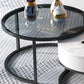 Round Nesting Coffee Table Set Round Frame Coffee Table with Drawer Clearhalo 'Coffee & Accent Tables' 'Coffee Tables' 'coffee_tables' 'furn' 'furn_coffee_tables' 'Furniture' 'Living Room Furniture' 1200x1200_d3b46c16-950f-45ba-9b91-b7c70917bfbc
