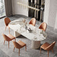 Traditional Luxury Furniture Oval Double Pedestal Dining Site Table for Home Clearhalo ' dining_table' 'Dining Tables & Seating' 'Dining Tables' 'furn' 'furn_dining_table' 'Furniture' 'furniture_dining_table' 'Kitchen & Dining Furniture' 'kitchen&dining_furn' 'kitchen' 'kitchen_dining_table' 1200x1200_d3b63f0a-86ef-4175-9d1b-33ef70f35032