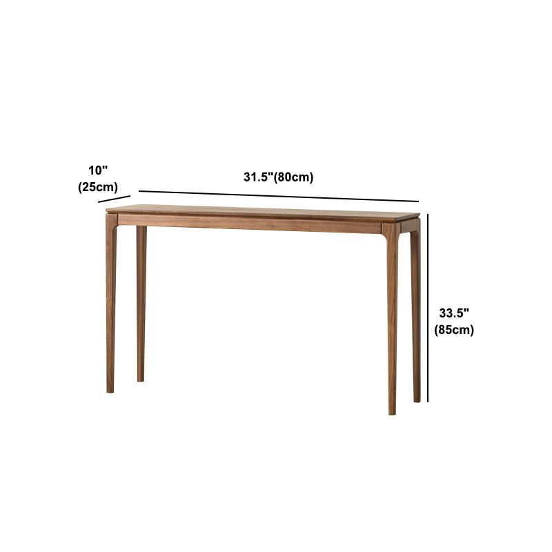Massivholz Mitte des Jahrhunderts Moderntable in Brone-Konsole Tabelle 30 "H