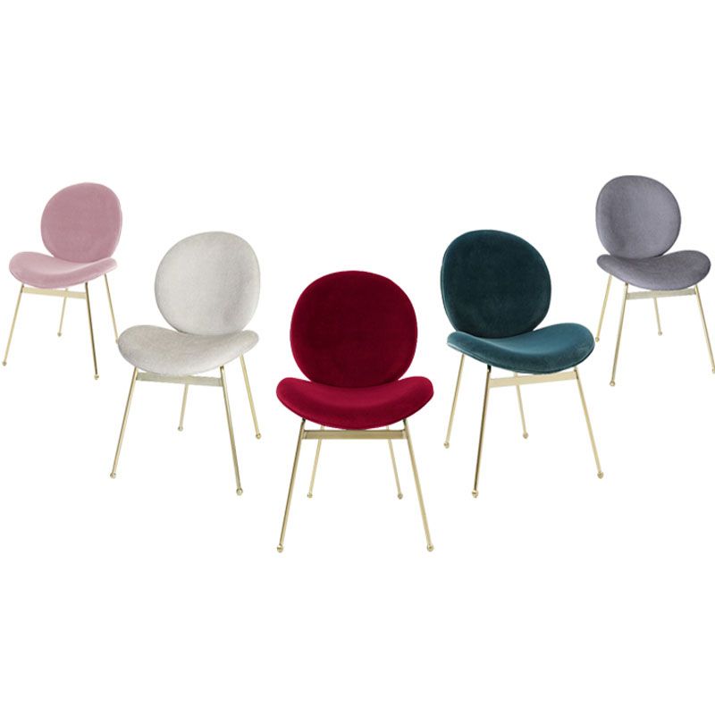 Glam Velvet Dining Room Chairs Metal Dining Armless Chair for Restaurant Use Clearhalo 'Dining Chairs' 'Dining Tables & Seating' 'dining_chair' 'furn' 'furn_dining_chair' 'Furniture' 'Kitchen & Dining Furniture' 1200x1200_d3b88eda-ff3e-4f89-bc45-11b755eaa6d0