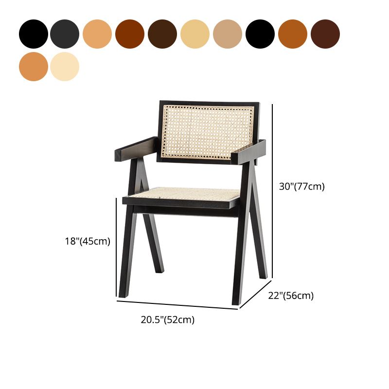 Dining Room Side Chairs Modern Rubber Wood Kitchen Chair for Home Clearhalo 'Dining Chairs' 'Dining Tables & Seating' 'dining_chair' 'furn' 'furn_dining_chair' 'Furniture' 'furniture_dining_chair' 'Kitchen & Dining Furniture' 1200x1200_d3b98cb3-38cd-4cf7-9c3e-e7325527abd2