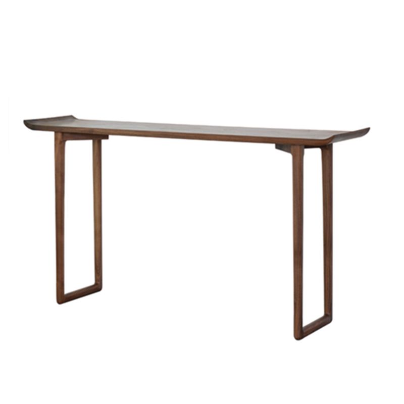 Rectangle Shape Contemporary Console Table Walnut/Ash Console Sofa Table