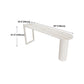 Industrial Style Bar Table Faux Marble Specialty Top 41.3"H Bistro Table for Living Room Clearhalo 'Bar Furniture' 'Bar Tables' 'bar_tables' 'furn' 'furn_bar_tables' 'Furniture' 'furniture_bar_tables' 'Kitchen & Dining Furniture' 1200x1200_d3baabf4-ed12-4cb0-bac3-68ba215be6c7