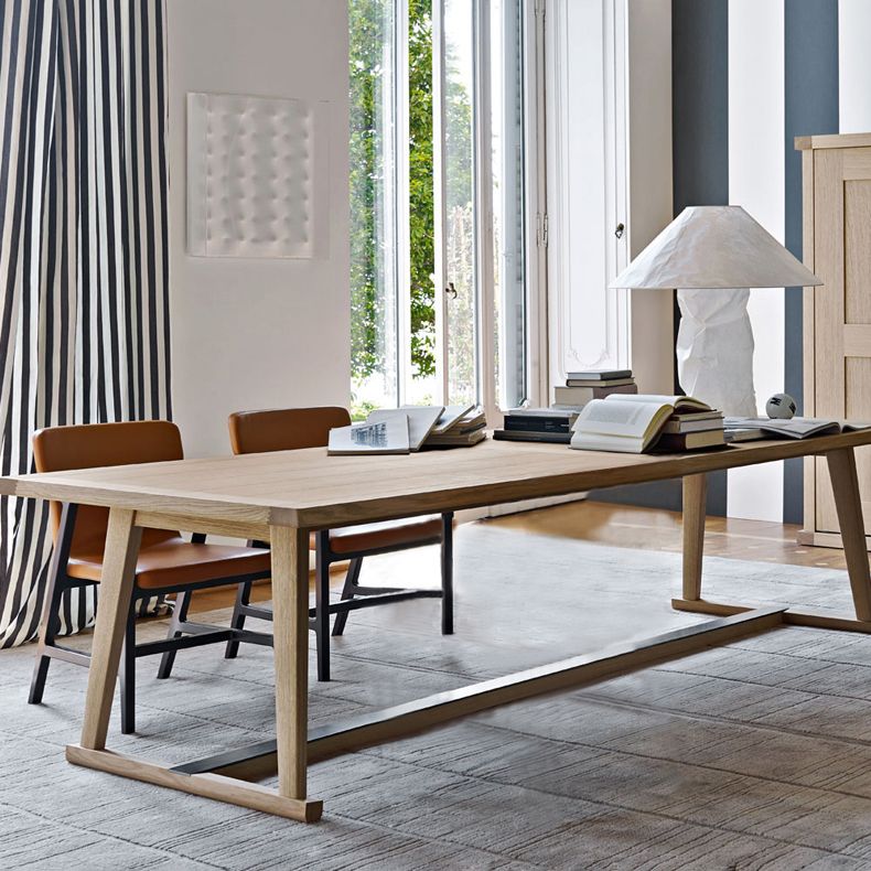 Solid Wood Contemporary Rectangular Dining Table Wood Top Table for Dining Room Clearhalo ' dining_table' 'Dining Tables & Seating' 'Dining Tables' 'furn' 'furn_dining_table' 'Furniture' 'furniture_dining_table' 'Kitchen & Dining Furniture' 'kitchen&dining_furn' 'kitchen' 'kitchen_dining_table' 1200x1200_d3bd726c-c2bc-48d0-98a4-a9e008804d88