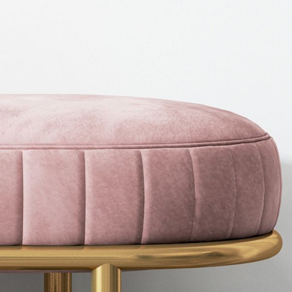 Glam 12.5" W Seating Bench Cushioned Shoe Storage Entryway and Bedroom Bench Clearhalo 'Benches' 'Chairs & Seating' 'furn' 'furn_benches' 'Furniture' 'Living Room Furniture' 1200x1200_d3be80a5-a7d3-46ad-8523-060c4610ccd4