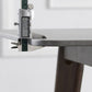 Stone Top Dining Table Mid-Century Modern Dining Table with 4 Legs Clearhalo 'Dining Tables & Seating' 'Dining Tables' 'dining_table' 'furn' 'furn_dining_table' 'Furniture' 'furniture_dining_table' 'Kitchen & Dining Furniture' 'kitchen' 'kitchen_dining_table' 1200x1200_d3c0b3e0-0e53-4a5d-8531-7c826d512aaa