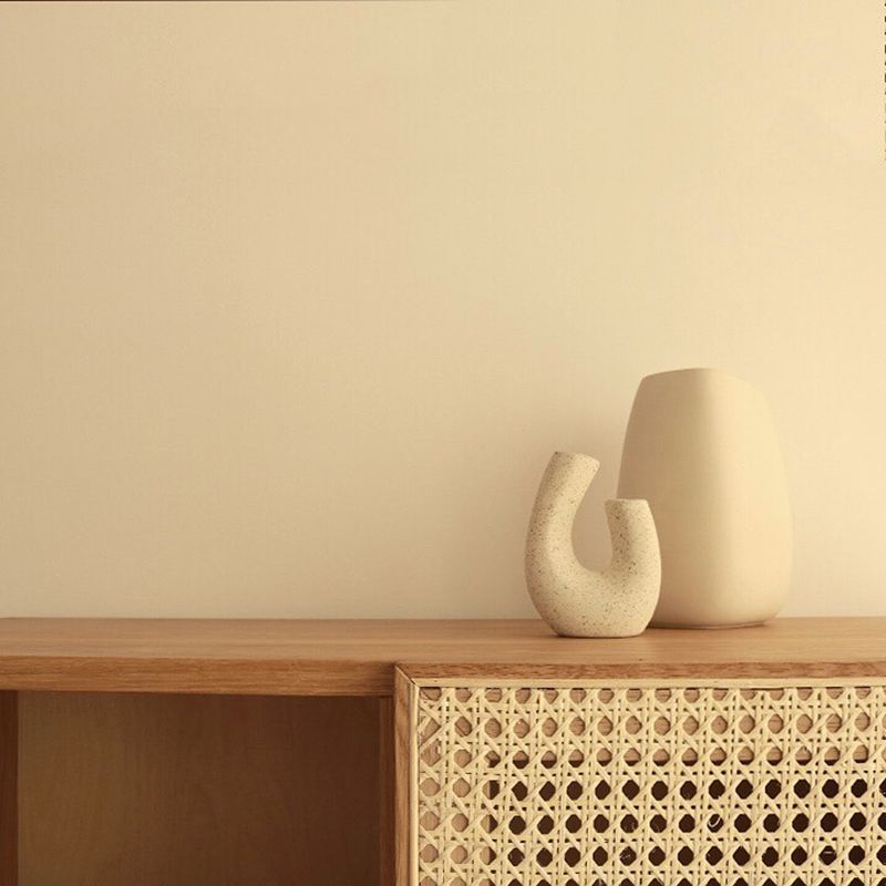 35.43" Long Accent Cabinet Solid Wood Cabinet in Natural with Shelves Clearhalo 'Cabinets & Chests' 'cabinets_chests' 'furn' 'furn_cabinets_chests' 'Furniture' 'Living Room Furniture' 1200x1200_d3c27274-669f-4d81-b4f8-27bf76be818d