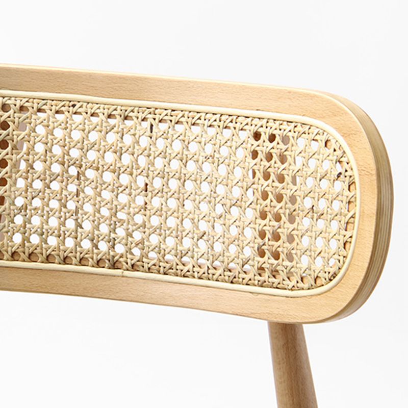 Sedie moderne senza braccia a bracciale a bracciale per casa pranzo in pelle PU