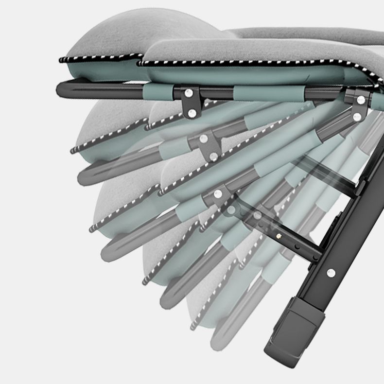 Ergonimic Recliner in Contemporary Black Metal Base with Tufted Back Clearhalo 'Chairs & Seating' 'furn' 'furn_recliners' 'Furniture' 'Living Room Furniture' 'Recliners' 1200x1200_d3c67807-82b7-4a78-b9f7-2ac1c2e980ff