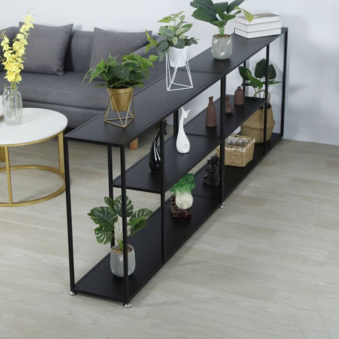 Iron Modern Accent Tabla de 2 estantiles Rectángulo Mesa para Hall para Hall