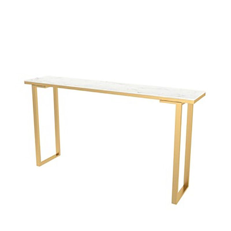 Industrial Bar-height Table Metal Base 41.3-inch Height Table for Dining Room Clearhalo 'Bar Furniture' 'Bar Tables' 'bar_tables' 'furn' 'furn_bar_tables' 'Furniture' 'Kitchen & Dining Furniture' 1200x1200_d3c87cb5-7041-410a-a5c8-89ed122a1123