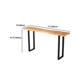 長方形のソリッドウッドバーテー​​ブルセット1/5/9ピースバックレススツール付きカウンターテーブル