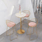 Modern 1/2/3/4 Pieces Metal Bar Table Set Round Bar Table with High Stools for Kitchen Clearhalo 'Bar Furniture' 'furn' 'furn_home_bar_bar_sets' 'Furniture' 'Home Bars & Bar Sets' 'home_bar_bar_sets' 'Kitchen & Dining Furniture' 1200x1200_d3c914e6-7881-486c-bb02-c80fcb731c87