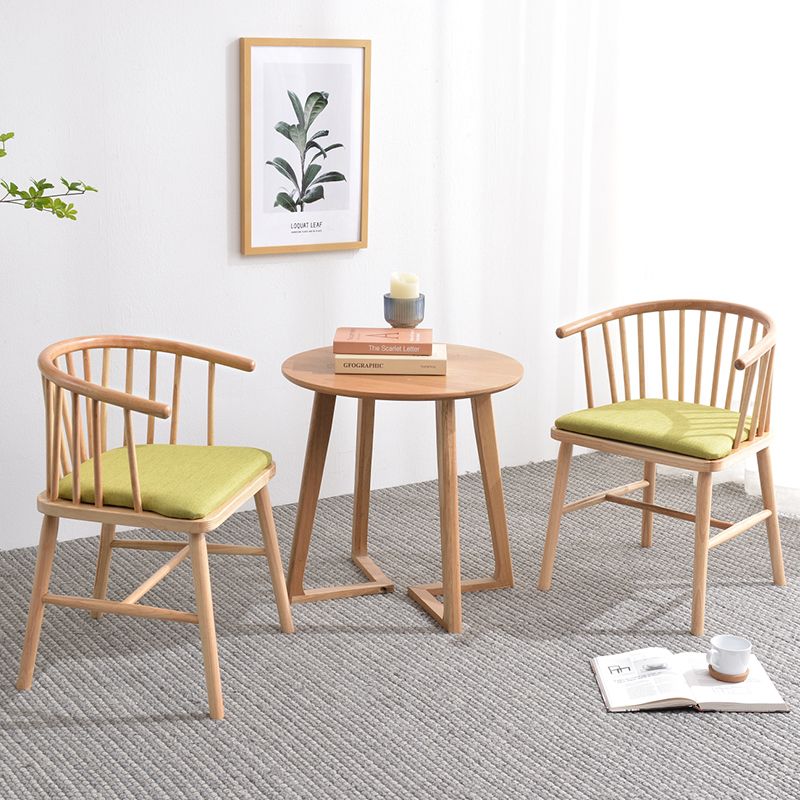 Modern Style Rubberwood Chair Windsor Back Side Kitchen Dining Room Chairs Clearhalo ' kitchen&dining_furn' 'Dining Chairs' 'Dining Tables & Seating' 'dining_chair' 'furn' 'furn_dining_chair' 'Furniture' 'furniture_dining_chair' 'Kitchen & Dining Furniture' 'kitchen' 1200x1200_d3cb5b54-321e-449c-9132-d7fcf51c1efb