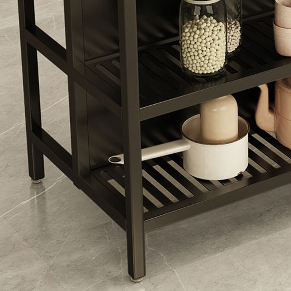 Industrial Kitchen Island Solid Wood Kitchen Island Table with Open Storage Clearhalo 'furn' 'furn_kitchen_islands_carts' 'Furniture' 'Kitchen & Dining Furniture' 'Kitchen Islands & Carts' 'kitchen_islands_carts' 1200x1200_d3cb874d-0b54-470d-965c-d080ab2655ec