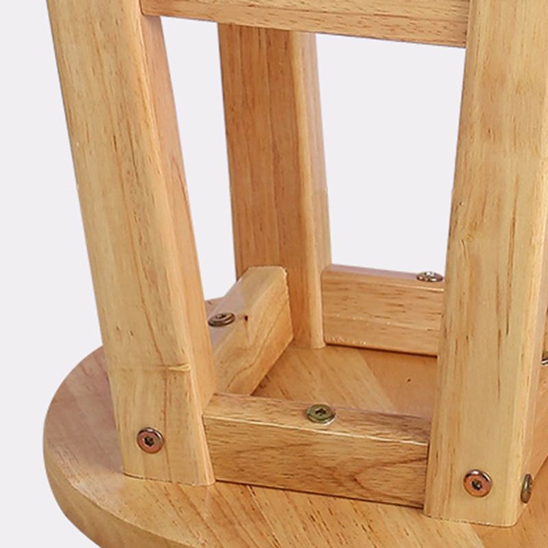 Modern Armless Backless Counter Stool Wood Cafe Bar Stool with Seat and Pedal Clearhalo 'Bar Furniture' 'Bar Stools' 'bar_stools' 'furn' 'furn_bar_stools' 'Furniture' 'furniture_bar_stools' 'Kitchen & Dining Furniture' 1200x1200_d3cc1948-b532-428a-993d-f3722049a286