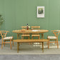 Contemporary Solid Wood Khaki Dining Table Oval Shape Standard Dining Table for Kitchen Clearhalo ' dining_table' 'Dining Tables & Seating' 'Dining Tables' 'furn' 'furn_dining_table' 'Furniture' 'furniture_dining_table' 'Kitchen & Dining Furniture' 'kitchen&dining_furn' 'kitchen' 'kitchen_dining_table' 1200x1200_d3cc815a-463e-4422-a744-7746fdd52a9f