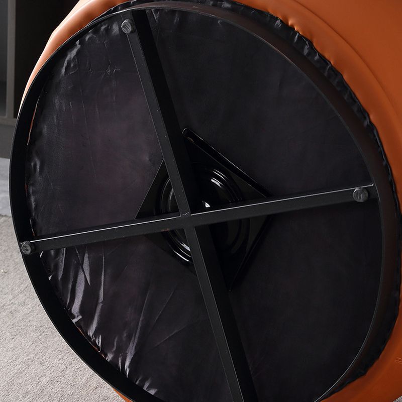 Modern Pillow Back Armless Leather Living Room Parsons Chair Clearhalo 'Accent Chairs' 'accent_chairs' 'Chairs & Seating' 'furn' 'furn_accent_chairs' 'Furniture' 'Living Room Furniture' 1200x1200_d3cef28b-c43d-40b4-998b-20f2d4c4881c