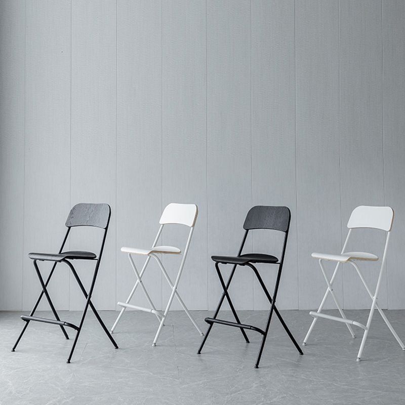 Wood Folding Bar & Counter Stool Modern Low Back Footrest Indoor Bar Stool Clearhalo 'Bar Furniture' 'Bar Stools' 'bar_stools' 'furn' 'furn_bar_stools' 'furniture_bar_stools' 'Kitchen & Dining Furniture' 'kitchen&dining_furn' 'kitchen' 'kitchen_furn' Furniture' 1200x1200_d3d0559a-c0e3-491c-ab05-06ad14fb217c