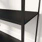 Contemporary Style Bookcase Open Back Metal Bookshelf for Home Office