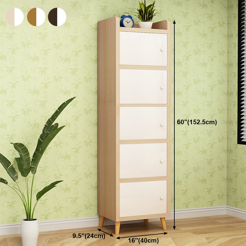 Contemporary Standard Bookcase Manufactured Wood Shelf with Doors for Home Office Clearhalo 'Bookcases' 'furn' 'furn_bookcases' 'Furniture' 'furniture_bookcases' 'kitchen' 'kitchen_bookcases' 'Living Room Furniture' 'Office Furniture' 1200x1200_d3d3f5dd-552c-4b42-8d24-6c33cde25742