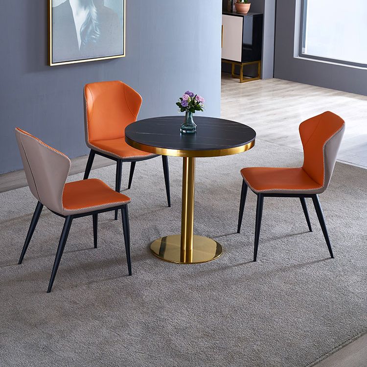 Traditional Luxury Round Dining Table Sintered Stone Dining Table with Pedestal Base Clearhalo ' dining_table' 'Dining Tables & Seating' 'Dining Tables' 'furn' 'furn_dining_table' 'Furniture' 'furniture_dining_table' 'Kitchen & Dining Furniture' 'kitchen&dining_furn' 'kitchen' 'kitchen_dining_table' 1200x1200_d3d53c5c-beaa-45bd-b037-adb0f1b2d4e0