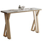 Traditional Luxury Bar Dining Table Rectangle Bar Table with Sled Base Clearhalo 'Bar Furniture' 'Bar Tables' 'bar_tables' 'furn' 'furn_bar_tables' 'Furniture' 'furniture_bar_tables' 'Kitchen & Dining Furniture' 1200x1200_d3d6fff4-4953-4d39-b0d3-dea2fcc2a8cf