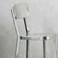 Tabouret de style de style industriel Silver Metal Barstol pour le salon