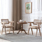 Farmhouse Style Ash Wood Chair Open Back Dining Room Kitchen Arm Chairs Set Clearhalo ' kitchen&dining_furn' 'Dining Chairs' 'Dining Tables & Seating' 'dining_chair' 'furn' 'furn_dining_chair' 'Furniture' 'furniture_dining_chair' 'Kitchen & Dining Furniture' 'kitchen' 1200x1200_d3de4429-116a-4640-9d44-e81ac7941a79