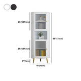 Corner Wood Accent Cabinet with 2 Door Contemporary Side Cabinet Clearhalo 'Cabinets & Chests' 'cabinets_chests' 'furn' 'furn_cabinets_chests' 'Furniture' 'Living Room Furniture' 1200x1200_d3df06e4-ecad-408c-a227-02ca7863132d