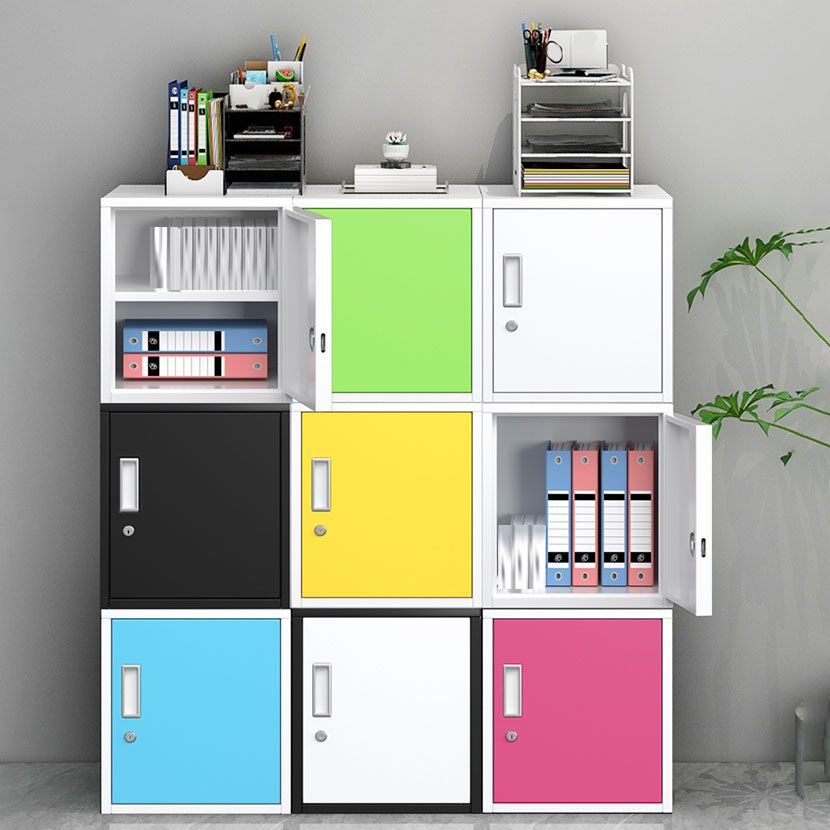 Gabinetto di mobili per file contemporanei in metallo file laterale resistente al fuoco con blocco chiave