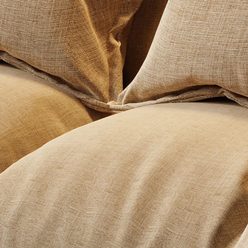 Contemporary Tight Back Convertible Sleeper Sofa 19.69"High Fabric Armless Sofa Clearhalo 'furn' 'furn_sofas' 'Furniture' 'furniture_sofas' 'kitchen' 'kitchen_sofas' 'Living Room Furniture' 'Sofa' 'sofas' 1200x1200_d3e24645-86bc-492e-8f8d-f04da3e36e42