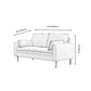 Contemporary Pillow Back Couch Square Arm Leather Sofa for Living Room Clearhalo 'furn' 'furn_sofas' 'Furniture' 'furniture_sofas' 'Living Room Furniture' 'Sofa' 'sofas' 1200x1200_d3e32319-f2d3-4bfc-96ac-155666ec5796