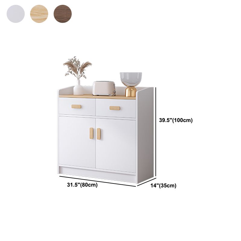 Modern Wood Accent Cabinet with Drawer Rectangle Side Cabinet Clearhalo 'Cabinets & Chests' 'cabinets_chests' 'furn' 'furn_cabinets_chests' 'Furniture' 'Living Room Furniture' 1200x1200_d3e38f7f-460b-4b63-a781-113c9aa2b639