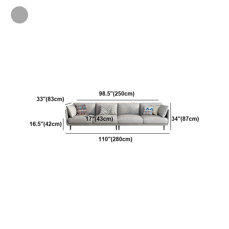 Sofá estándar resistente al sofá de cuero de cuero sintético para la sala de estar para sala de estar