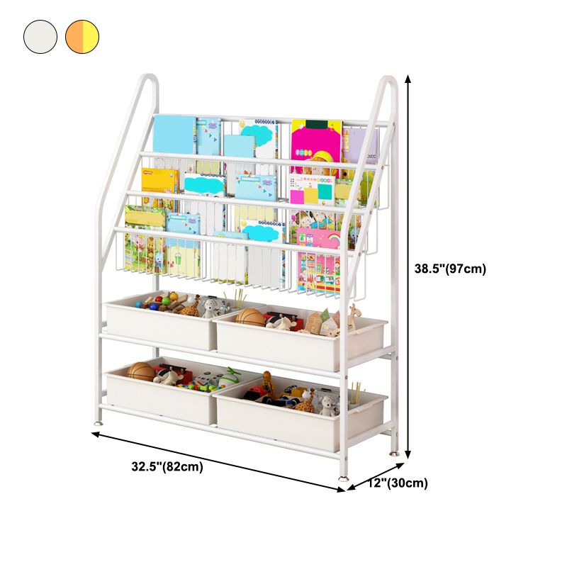 Metall- und Plastik -Bücherregal Skandinavisches Bücherregal für Home Office