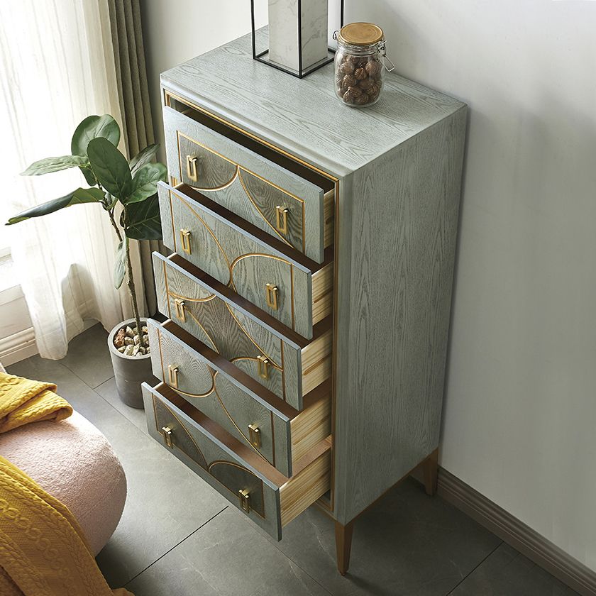 Classic Glam Storage Chest Dresser Solid Wood Storage Chest , 15.21 Inch Width Clearhalo 'Bedroom Furniture' 'Dressers & Chests' 'dressers_chests' 'furn' 'furn_dressers_chests' 'Furniture' 1200x1200_d3e83428-e601-440c-87ba-dc96ab526b1c