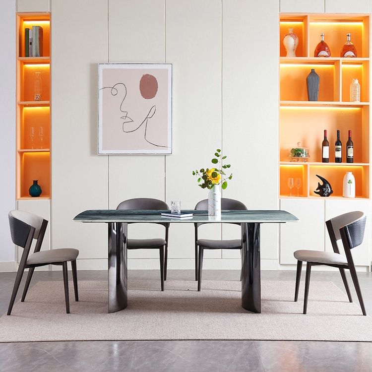 Modern Simple Side Chair Metal Frame Side Dining Chair for Living Room Clearhalo 'Dining Chairs' 'Dining Tables & Seating' 'dining_chair' 'furn' 'furn_dining_chair' 'Furniture' 'Kitchen & Dining Furniture' 1200x1200_d3ead72f-ba9b-4404-a31a-da9b995f02e5