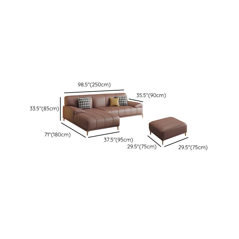 Pillow Top Arm Farmhouse Seating Dark Brown Living Room Settee
