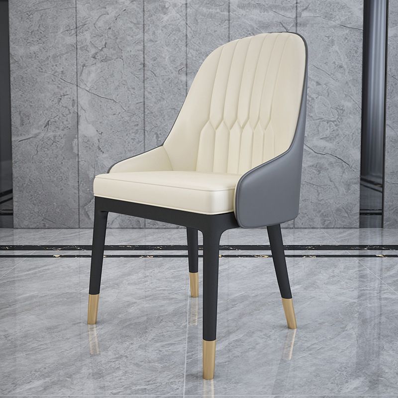 Minimalistisch 1/2/5/6/7 stuks meubels stenen rechthoekige eettafel ingesteld in grijs