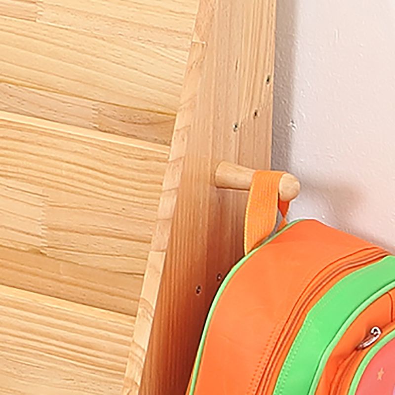 Pin de bibliothèque en bois naturel