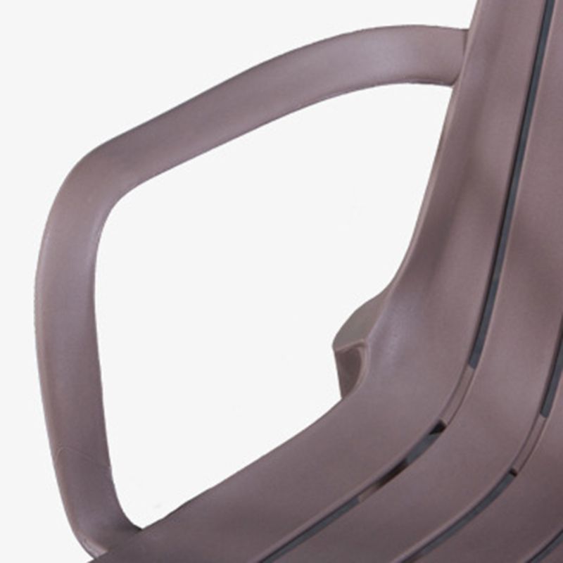 Contemporary Style Kitchen Dining Chairs Plastic Dining Stackable Arm Chairs Clearhalo ' kitchen&dining_furn' 'Dining Chairs' 'Dining Tables & Seating' 'dining_chair' 'furn' 'furn_dining_chair' 'Furniture' 'furniture_dining_chair' 'Kitchen & Dining Furniture' 'kitchen' 1200x1200_d3f37281-c2dd-4f32-b40b-dd827f93b820