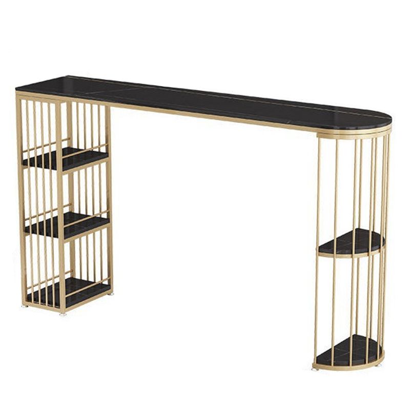 Modern Bistro Bar Table Storage Sintered Stone Bar Table for Living Room Clearhalo 'Bar Furniture' 'Bar Tables' 'bar_tables' 'furn' 'furn_bar_tables' 'Furniture' 'Kitchen & Dining Furniture' 1200x1200_d3f39fc7-f8fa-4eeb-b27c-d2cc58de80f5