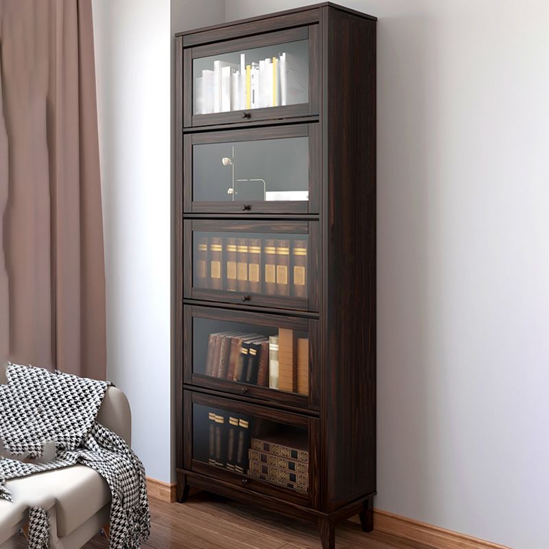 Engineered Wood Standard Bookcase Contemporary Bookcase With Doors Clearhalo 'Bookcases' 'furn' 'furn_bookcases' 'Furniture' 'furniture_bookcases' 'kitchen' 'kitchen_bookcases' 'Living Room Furniture' 'Office Furniture' 1200x1200_d3f430f5-a54f-46b2-9afc-13fff96ff5ab
