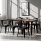 Industrial 1/4/5 Pieces Dining Set Wood Dining Table for Indoor