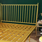 Glam Solid Color Open-Frame Bed Metal Open-Frame Bed with Headboard