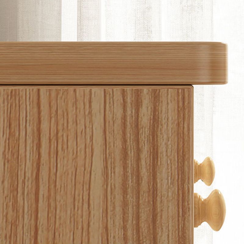 14,96 "breit moderner Holzakzentkiste mit Schubladen Rechteck Akzentschrank