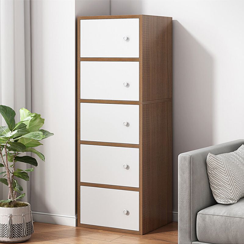 Contemporary Manufactured Wood Accent Cabinet Rectangle Knobs Accent Cabinet Clearhalo 'Cabinets & Chests' 'cabinets_chests' 'furn' 'furn_cabinets_chests' 'Furniture' 'Living Room Furniture' 1200x1200_d3fac690-d6f0-4052-a20a-379b8db56dd6